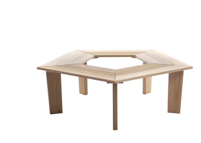 All Things Cedar TB50 - 5 sided Tree Bench