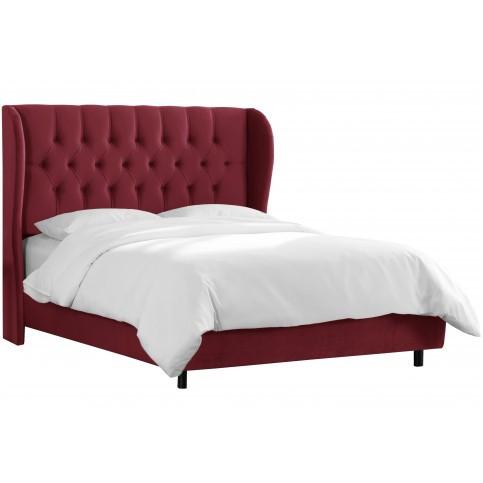 Skyline Furniture California King Tufted Wingback Bed