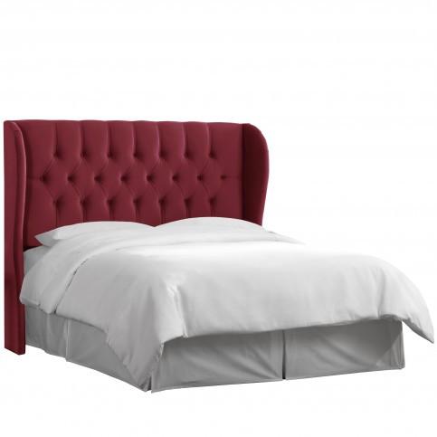 Skyline Furniture Full Tufted Wingback Headboard