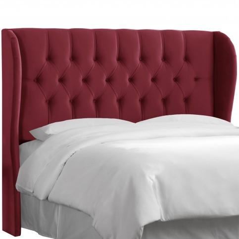 Skyline Furniture Queen Tufted Wingback Bed