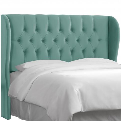 Skyline Furniture Full Tufted Wingback Bed