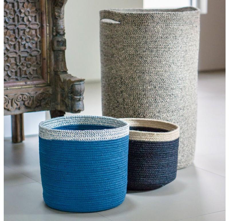 Gold Leaf Design Group Black Tapered Basket - Set/2