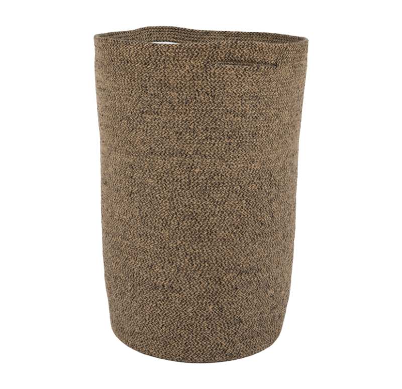 Gold Leaf Design Group Tapered Basket With Handles