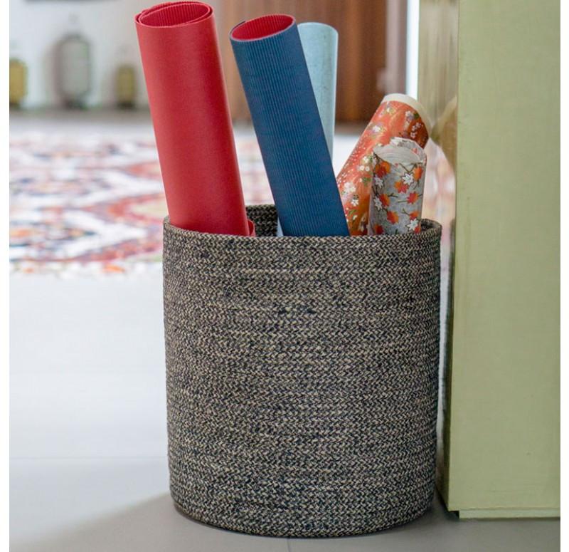 Gold Leaf Design Group Cylinder Basket - Set/2