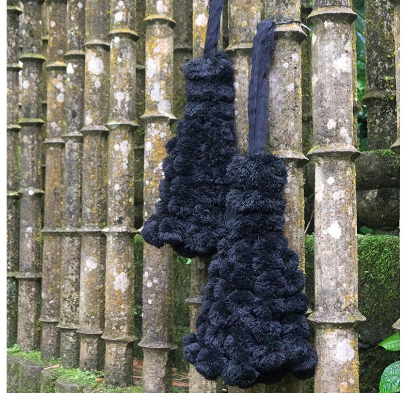 Gold Leaf Design Group Bangor Giant Black Tassel - Set Of 2