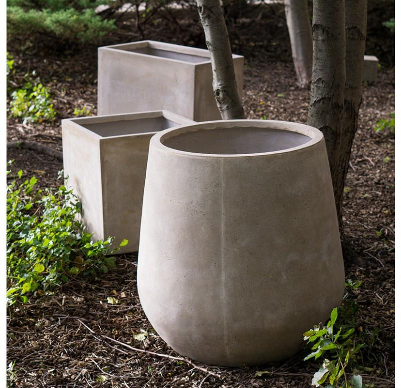 Gold Leaf Design Group Urbano Bell Fiber Clay Planters - Set/2
