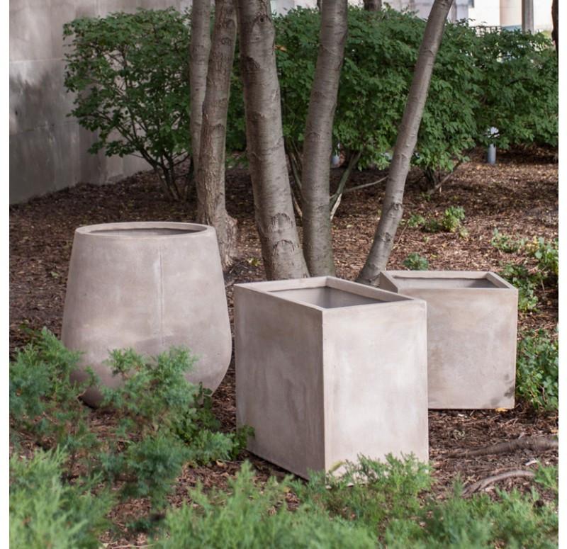 Gold Leaf Design Group Urbano Bell Fiber Clay Planters - Set/2