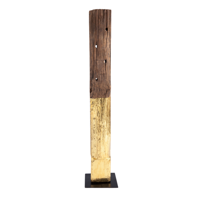 Gold Leaf Design Group Cladded Floor Sculpture
