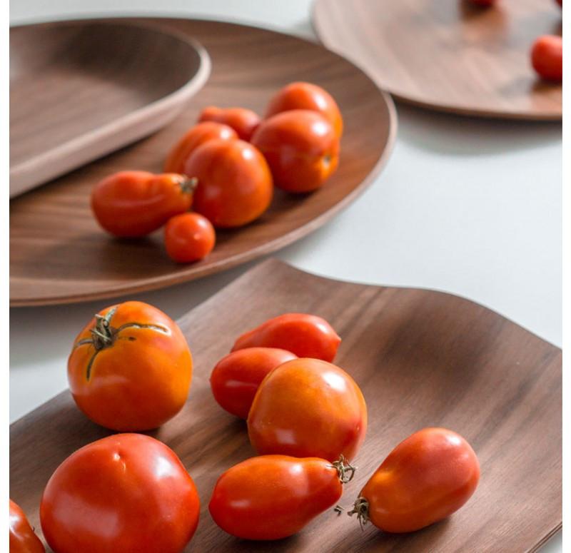 Gold Leaf Design Group Wood Round Tray