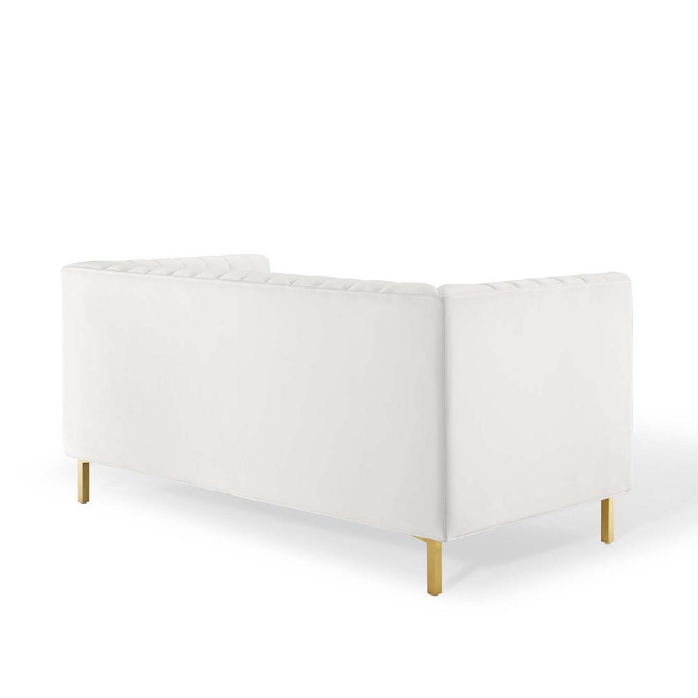 Modway Shift Channel Tufted Performance Velvet Loveseat | Loveseats | Modishstore-27