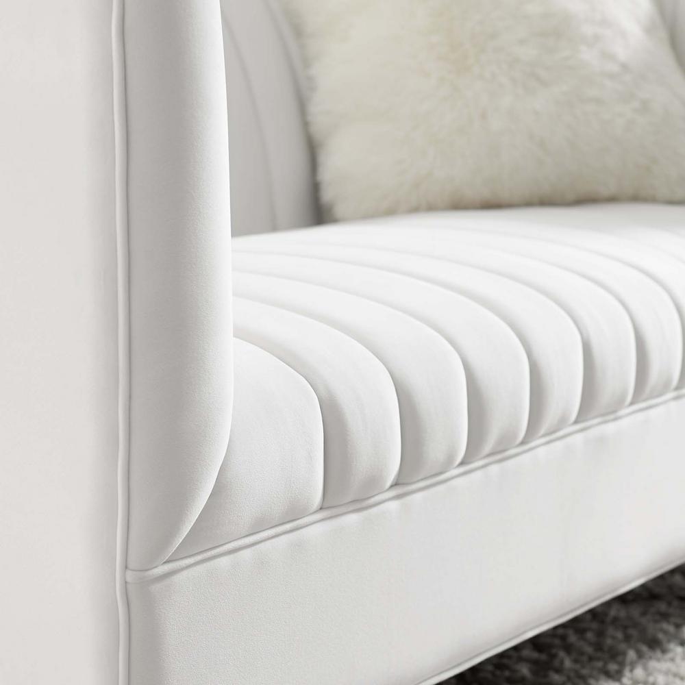 Modway Shift Channel Tufted Performance Velvet Loveseat | Loveseats | Modishstore-31