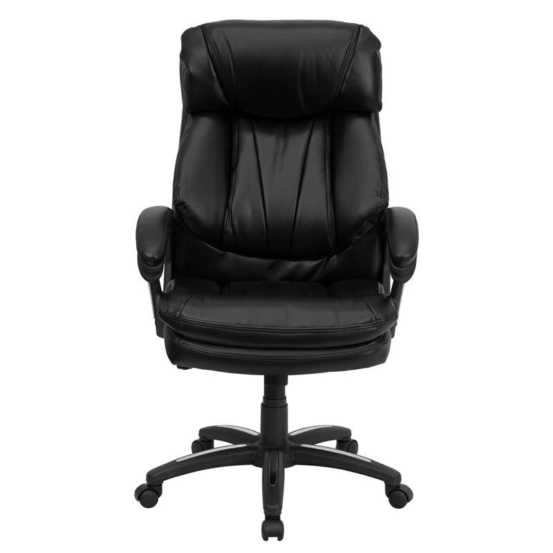 Flash Furniture High Back Black Leather Executive Swivel Office Chair